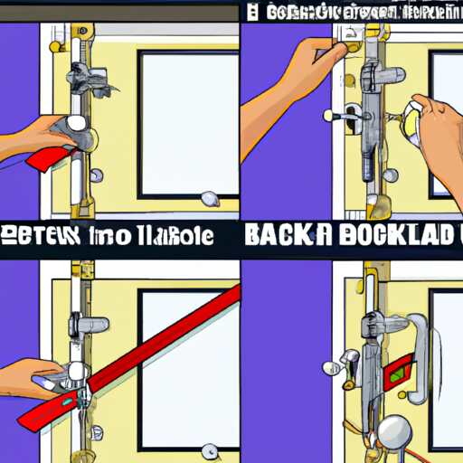how to install a push bar door lock