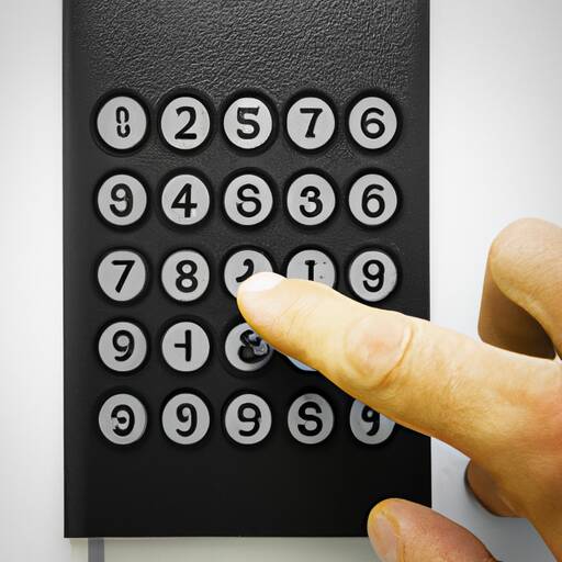 how to unlock a keypad door lock with the code