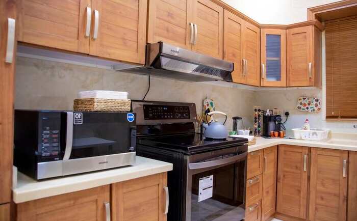 how to protect cabinets from toaster oven heat
