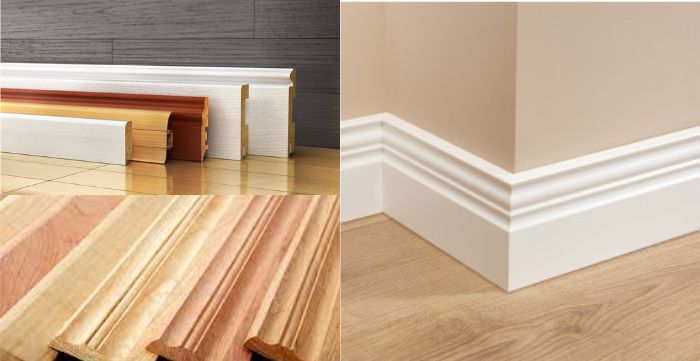 types of skirting boards