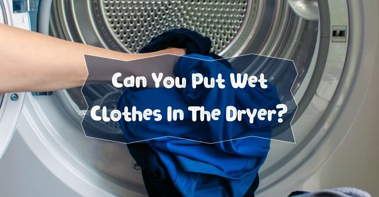 What Happens When You Put Sopping Wet Clothes In Dryer? - Safe Home Advice